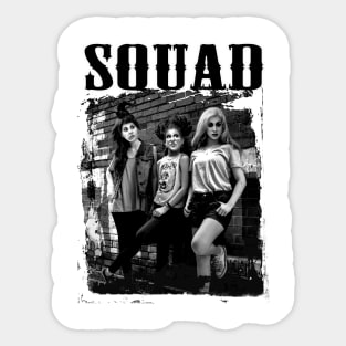 sander squad Sticker